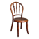 Chaise enfant en bois rond courbé cannée ancienne