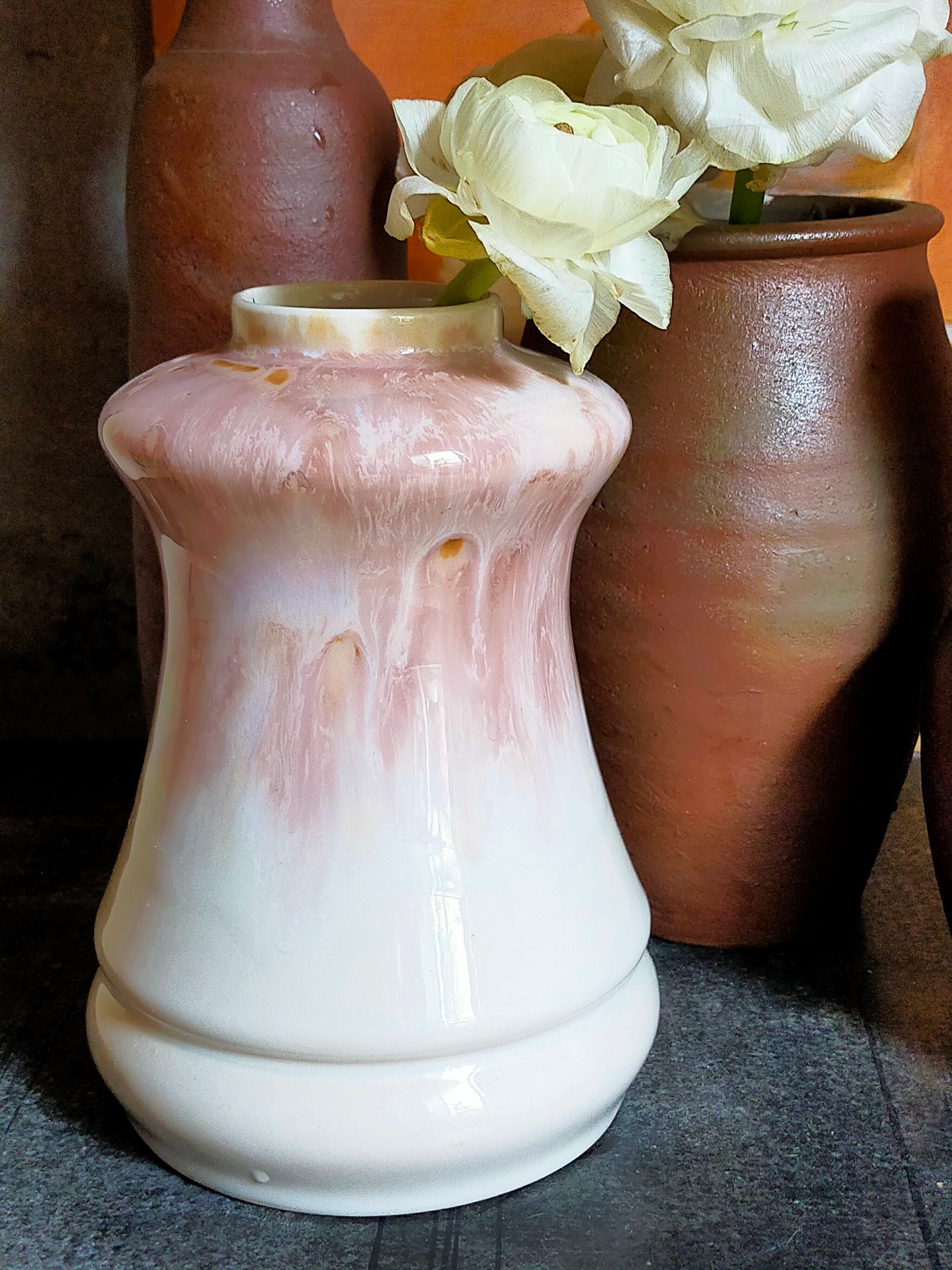 Ceramic vase of St-Uze manufacture Rodaceram 60s