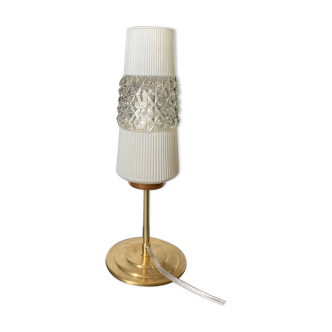 Diamond: brass lamp and antique glassware