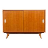 Oak chest, model U-452, by Jiri Jiroutek for Interier Praha, 1960s