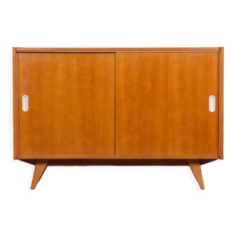 Oak chest, model U-452, by Jiri Jiroutek for Interier Praha, 1960s