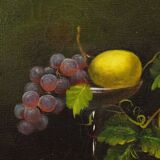 Still life with fruits, oil painting on canvas, Germany 1950s