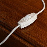 Orange articulated vintage desk lamp