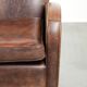 Sheepskin armchair with a timeless design and stunning warm colours