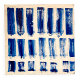 Blue White Oil Painting