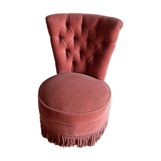 Mariette pink toad fireside chair