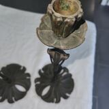 Pair of candlesticks Georges Le Feure 1901