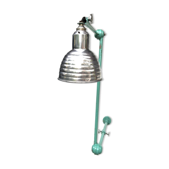 Lampe 1930 de marque tous sens vert canard