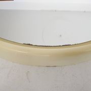 Miroir rond en polyester des années 1960, Pays-Bas