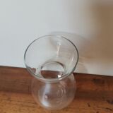 Vintage glass bulb vase