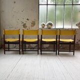 Rosewood leather chairs by Arne Vodder for Sibast