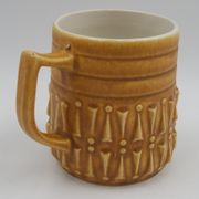 Série 6 mugs céramique BP vintage