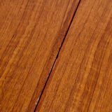 Restored teak dining table