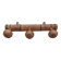 Wall-mounted coat rack in antique wood