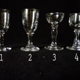 Verres à liqueurs de bistrot