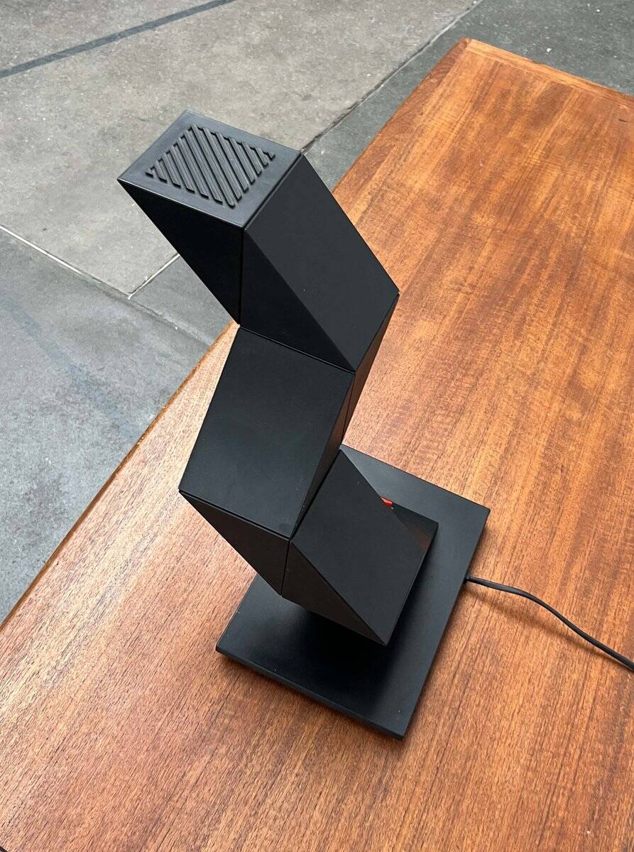 Flexible table lamp Z-Lite Zig Zag postmodern model, 1980s