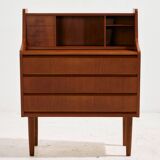 Restored teak bureau desk