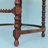 Edwardian barley twist corner chair with cane late 19th century