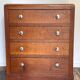 Art deco oak chest of drawers