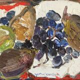 Wieselgren peinture à l'huile nature morte 1991