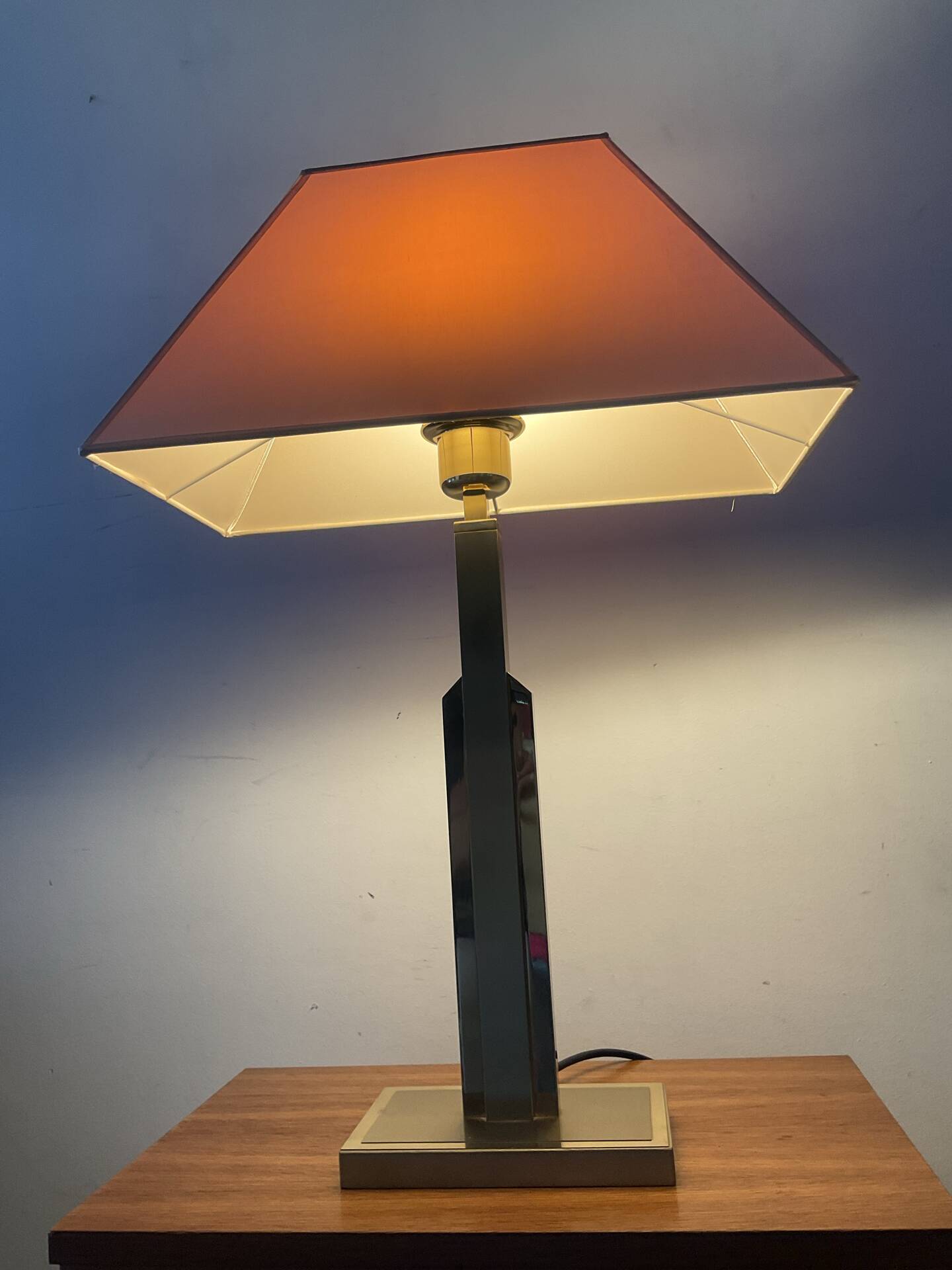 Deknudt brass lamp from the 70s-80s.