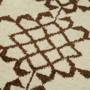 Handmade antique oriental beige runner rug 100 cm x 323 cm