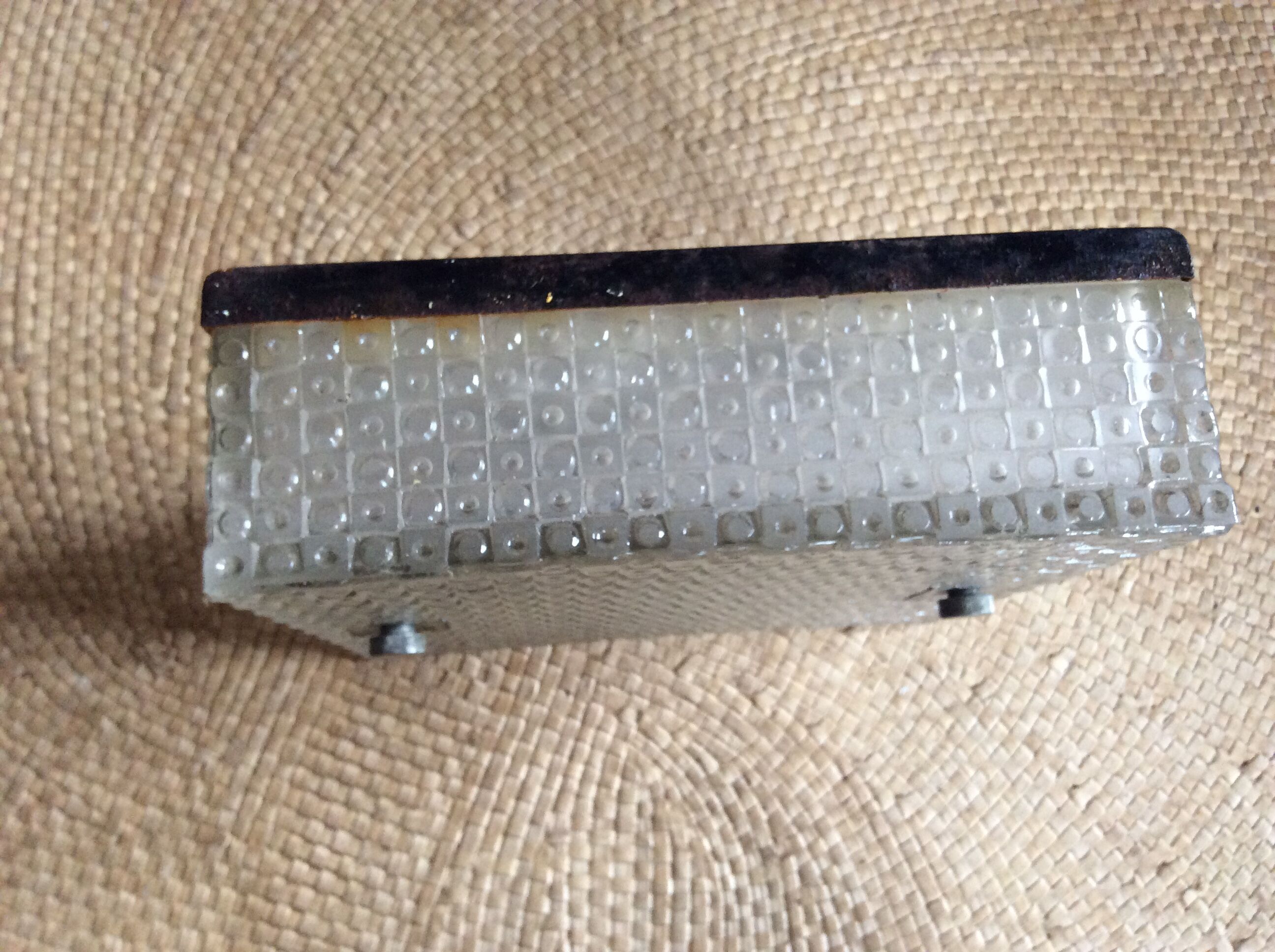 Vintage square applique