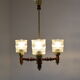 Mid-century Chandelier by Jilove u Decina,1970‘s
