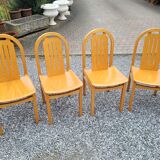8 chaises baumann des années 70