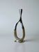 Biomorphic candleholder, solid aluminium, Spain, circa 1970
