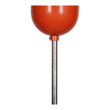 Glass pendant light produced by Napako around 1970