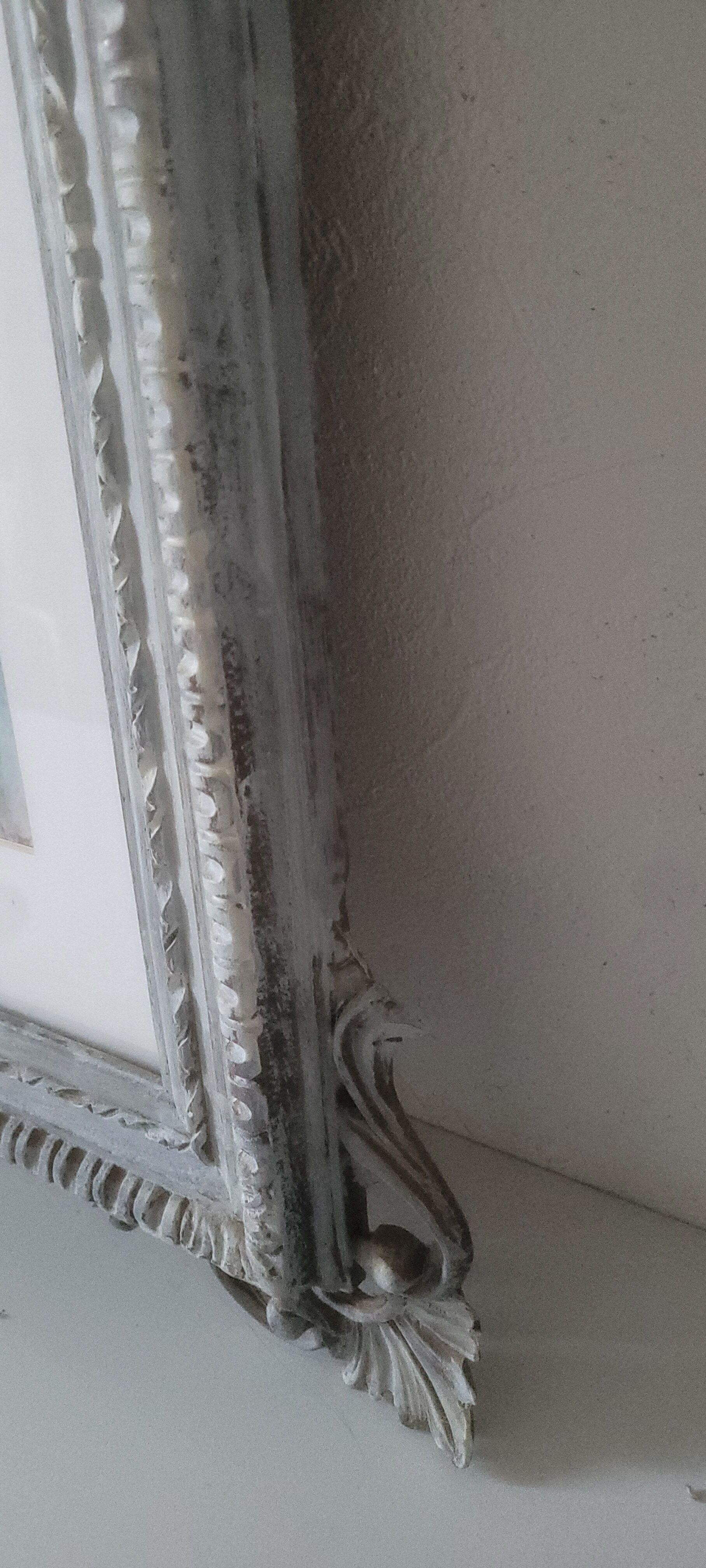 Portrait femme orientale lithographie dans cadre patiné