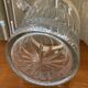 Saint Louis crystal champagne bucket with thistle thistle decor with rim