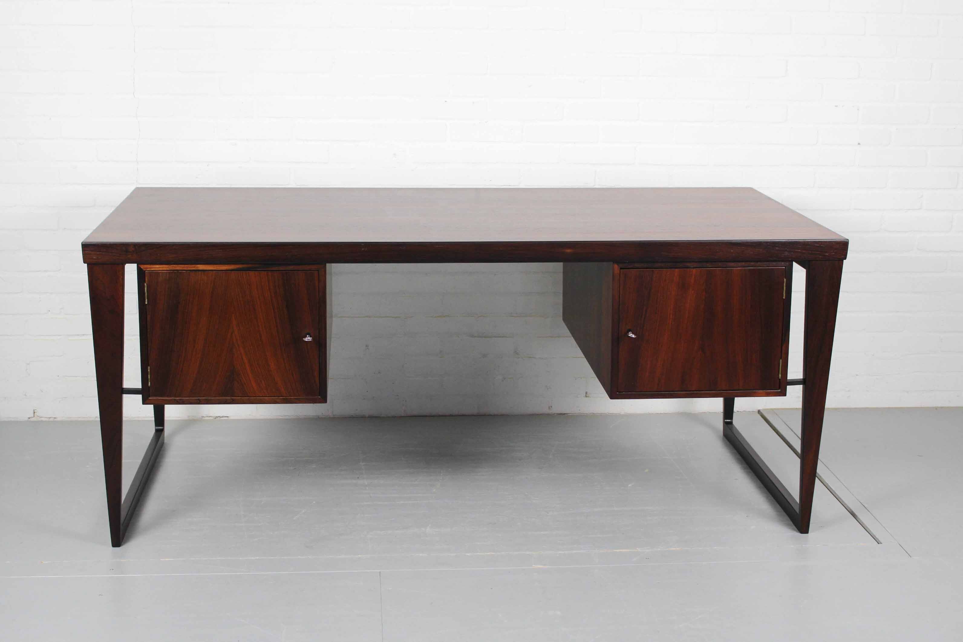 Bureau en palissandre du milieu du siècle par Kai Kristiansen