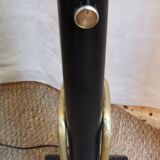 Black metal bell lamppost and 60s brass