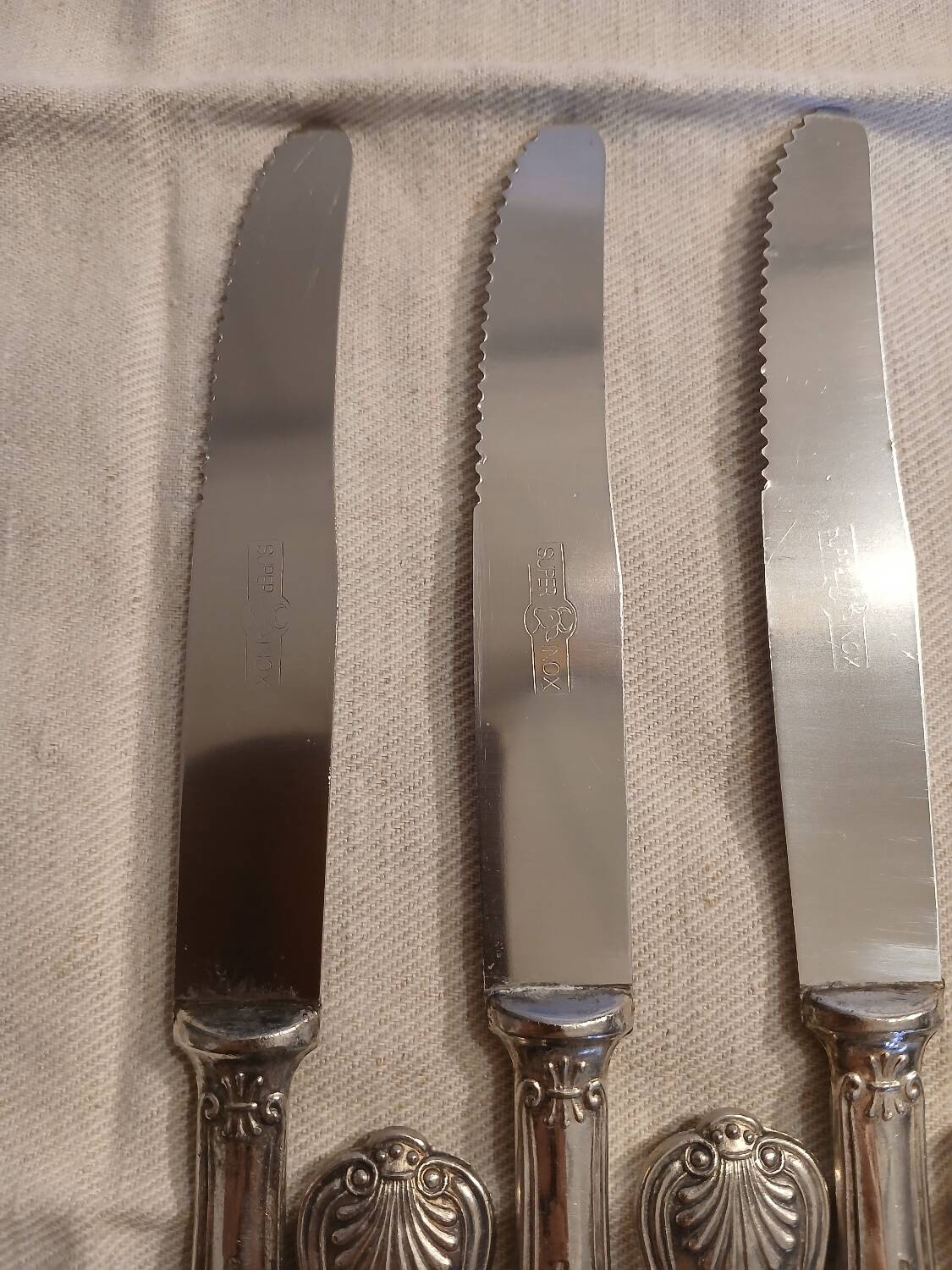 Antique flatware set for 51 place settings