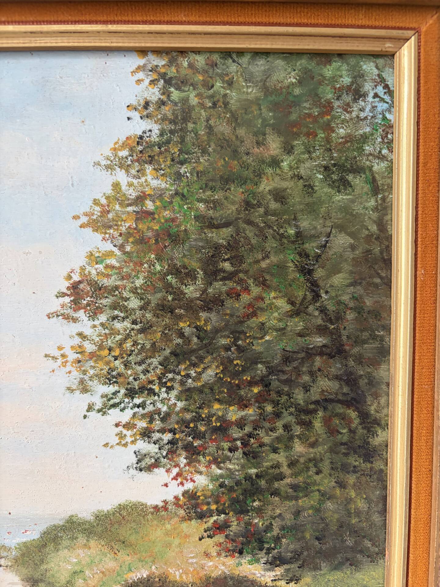 Landscape of the 20th century, oil on canvas