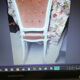 Upholstered double bed and 1 chair