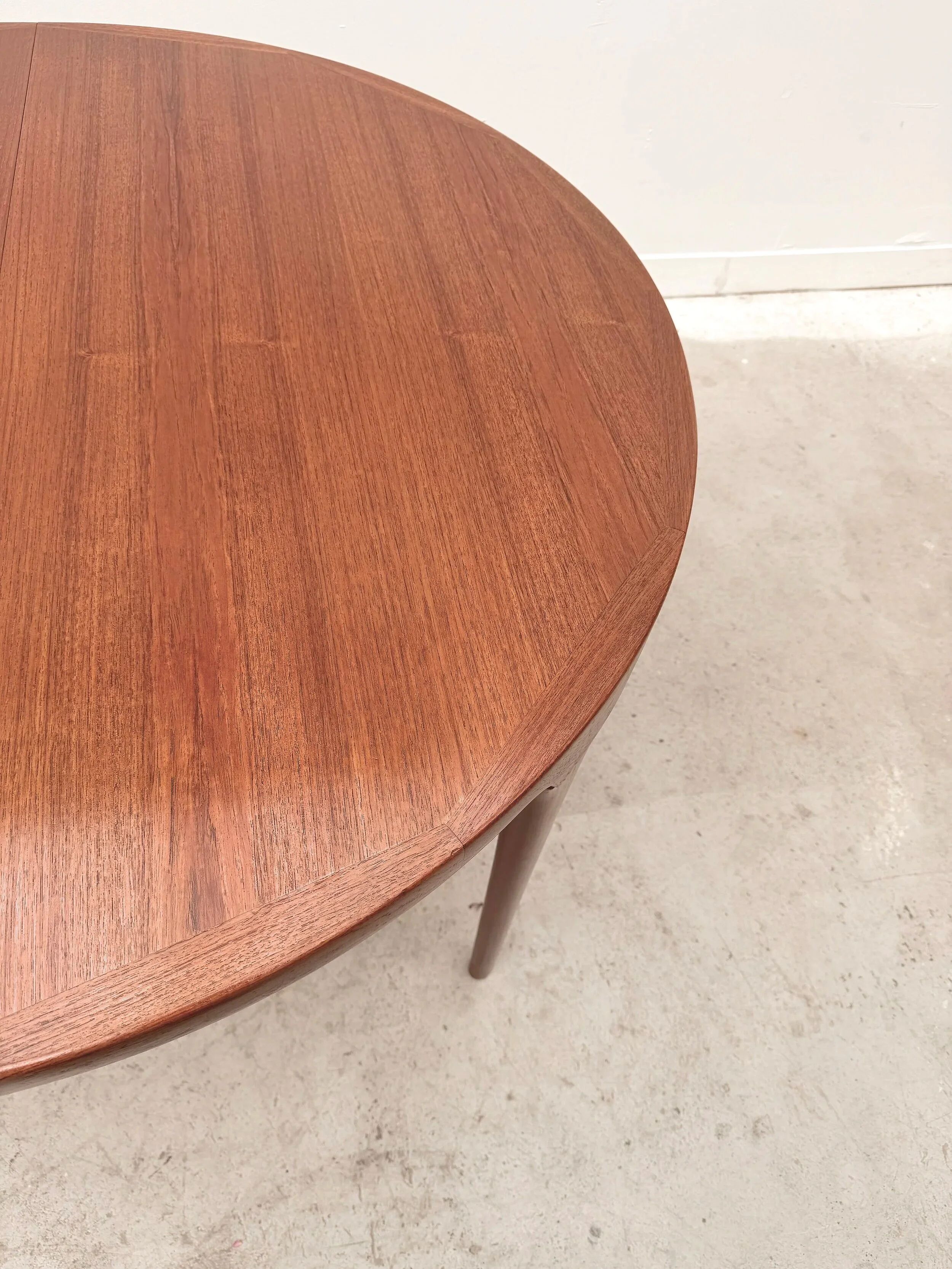 Dining table by Kofod Larsen for Faarup Mobelfabrik in teak, Denmark 1960.
