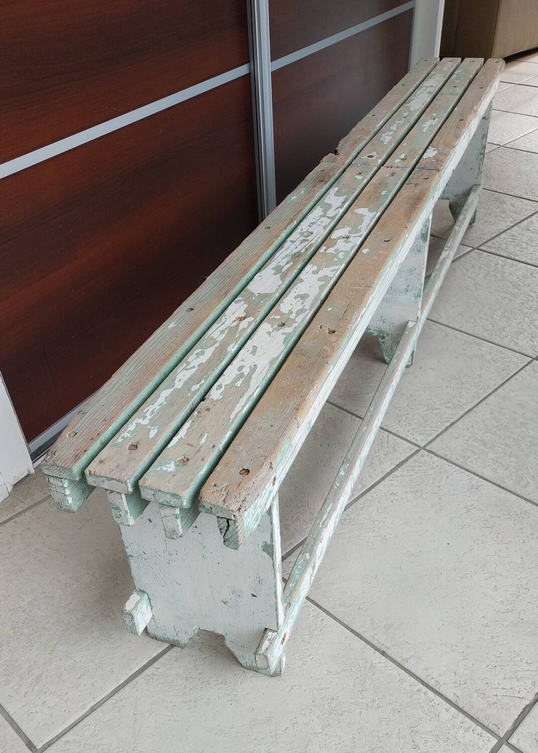 Antique bench with original patina