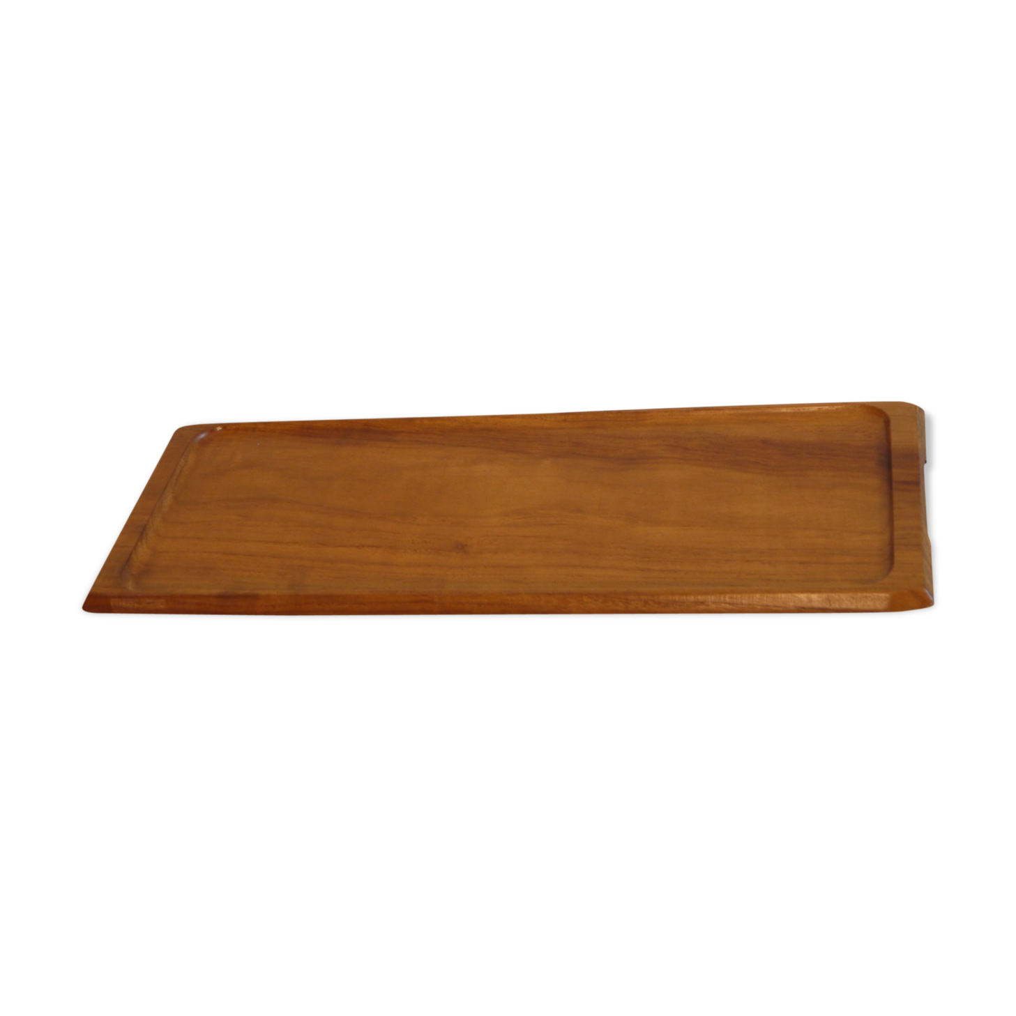 Plateau vintage scandinave en teck 1960