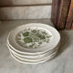 Five dessert plates "capucines" in Gien earthenware.