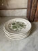 Five dessert plates "capucines" in Gien earthenware.