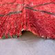 Red Boujad Moroccan rug - 100 x 229 cm
