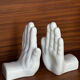 Bookends hands in ceramic, Netherlands 1970