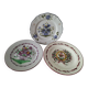 Trio of plates with rooster - Eastern earthenware