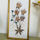 Vintage framing floral feather patterns