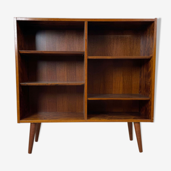 Vintage Scandinavian rosewood bookcase by Poul Hundevad, 60s