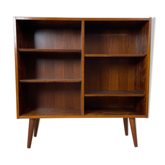 Bibliothèque scandinave vintage en palissandre par poul hundevad, années 60