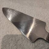 Silver-plated metal pie server with cutting handle, by the silversmith Ercuis Valencay